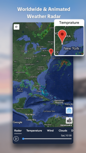 اسکرین شات برنامه Weather Live - Radar & Widget 3