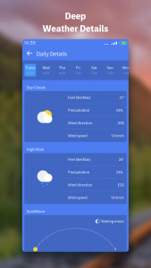 اسکرین شات 7 برنامه Weather Live - Radar & Widget