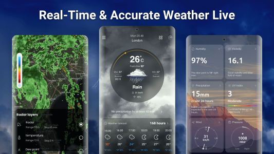 اسکرین شات برنامه Weather Forecast - Live Radar 8