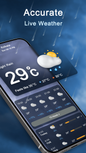 اسکرین شات برنامه Weather Live - Radar & Alerts 1