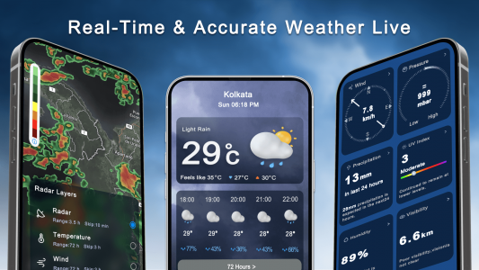 اسکرین شات برنامه Weather Live - Radar & Alerts 8