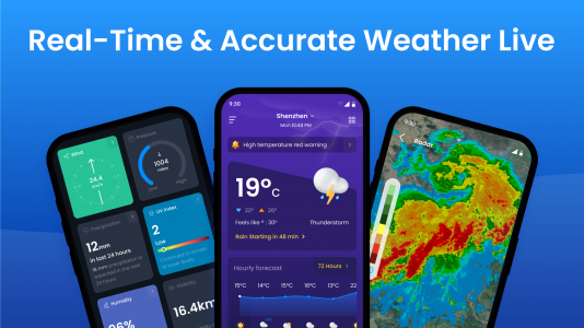 اسکرین شات برنامه Weather - Live Radar Tracker 7