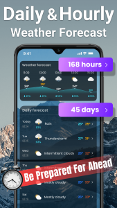 اسکرین شات برنامه Weather: Live radar & widgets 5