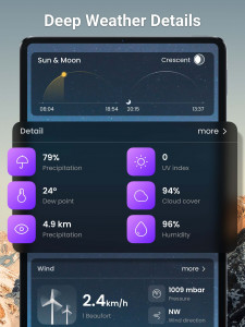 اسکرین شات برنامه Weather: Live radar & widgets 4