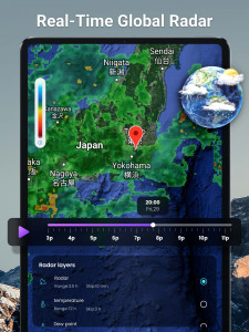 اسکرین شات برنامه Weather: Live radar & widgets 2