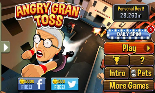 اسکرین شات بازی Angry Gran Toss 1