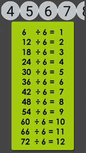 اسکرین شات برنامه Fast Math for Kids with Tables 7
