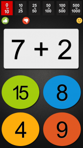 اسکرین شات 2 برنامه Fast Math with Tables