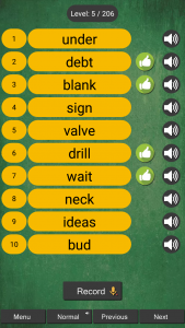 اسکرین شات 3 برنامه Learn English Word Reading