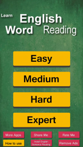 اسکرین شات 1 برنامه Learn English Word Reading
