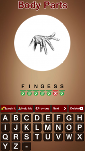 اسکرین شات 3 برنامه Spelling Master Game