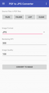 اسکرین شات برنامه PDF to JPG Converter 1