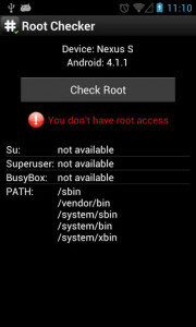 اسکرین شات برنامه Root Checker 3
