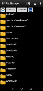 اسکرین شات برنامه SD File Manager 2