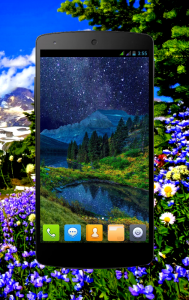 اسکرین شات برنامه Mountain Spring Live Wallpaper 6