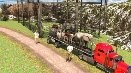 اسکرین شات بازی Farm Animal Transporter Truck Simulator 2017 7