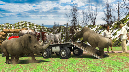اسکرین شات بازی Farm Animal Transporter Truck Simulator 2017 8