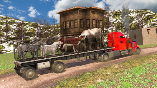 اسکرین شات بازی Farm Animal Transporter Truck Simulator 2017 5