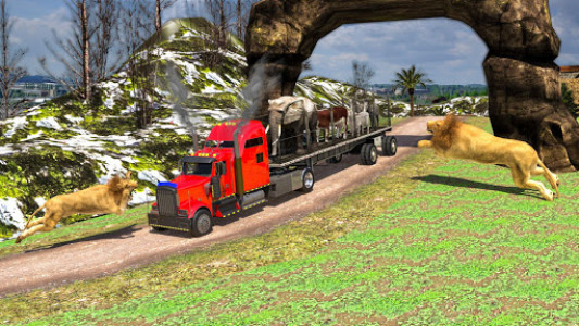 اسکرین شات بازی Farm Animal Transporter Truck Simulator 2017 6