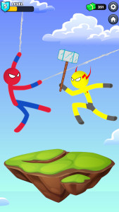 اسکرین شات 1 بازی Angry Sticks - Epic Duels