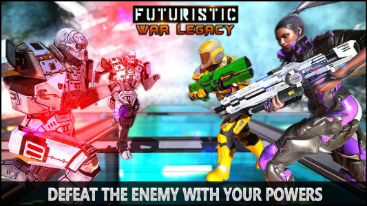 اسکرین شات بازی Futuristic War Robots Legacy 2