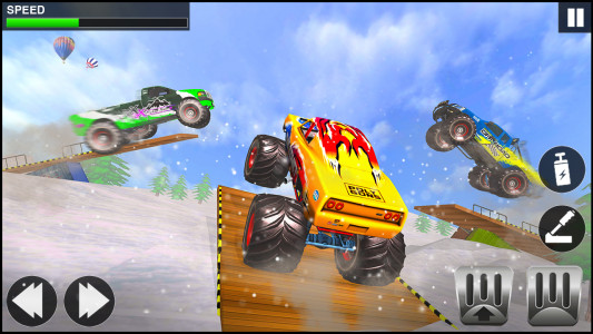 اسکرین شات 2 بازی Monster Truck - Car Games 3d