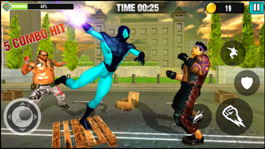 اسکرین شات بازی Power Hero Spider - Free fighting games 2020 7
