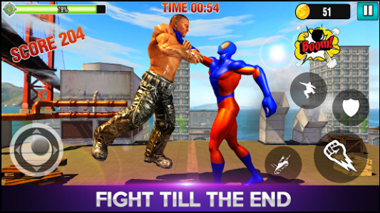 اسکرین شات بازی Power Hero Spider - Free fighting games 2020 5