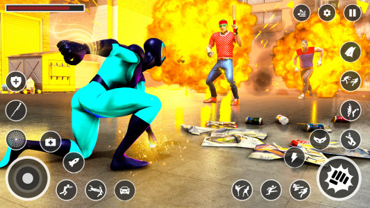 اسکرین شات بازی Spider Power Hero Fighter Game 1