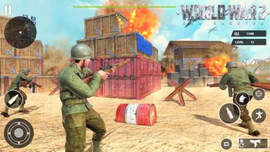 اسکرین شات بازی World war 2 Gun shooter: Free WW2 FPS Games 2020 5