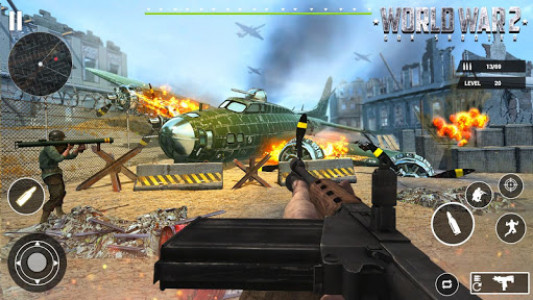 اسکرین شات بازی World war 2 Gun shooter: Free WW2 FPS Games 2020 7
