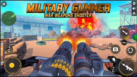 اسکرین شات بازی Military Gunner Guns War Weapons Shooter Simulator 1