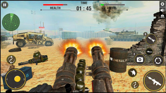 اسکرین شات بازی Military Gunner Guns War Weapons Shooter Simulator 7