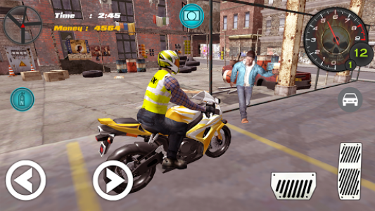 اسکرین شات بازی Motorbike Taxi Driver 7
