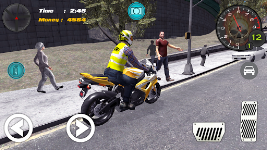 اسکرین شات بازی Motorbike Taxi Driver 4