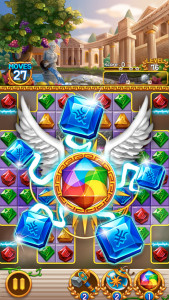 اسکرین شات 2 بازی Jewel Athena: Match 3 blast