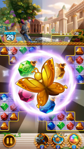 اسکرین شات 3 بازی Jewel Athena: Match 3 blast