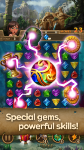 اسکرین شات 5 بازی Jewels Atlantis: Puzzle game