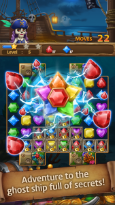 اسکرین شات 5 بازی Jewels Ghost Ship: jewel games