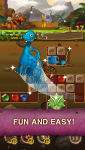 اسکرین شات بازی Jewels Dino Age: Match3 Puzzle 4