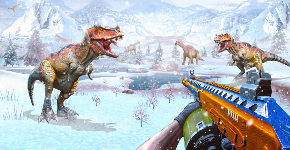 اسکرین شات 4 بازی Dino Hunter Hunting Games 3D