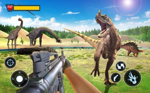 اسکرین شات بازی Real Dino Hunting Game Offline 2