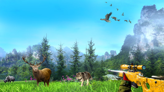 اسکرین شات 6 برنامه Wild Animal Hunting Games