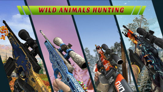 اسکرین شات 7 برنامه Wild Animal Hunting Games