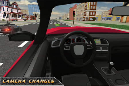 اسکرین شات بازی 3D City School Driving Simulator 3