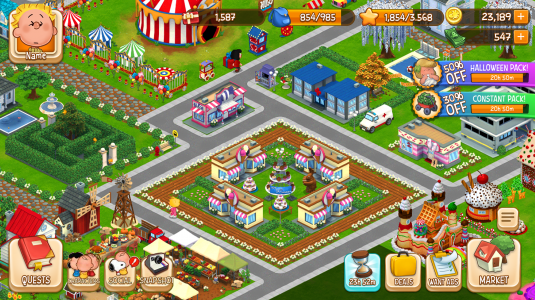 اسکرین شات بازی Snoopy's Town Tale CityBuilder 6