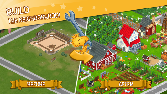 اسکرین شات 2 بازی Snoopy's Town Tale CityBuilder