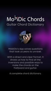 اسکرین شات برنامه MobiDic Guitar Chords 1