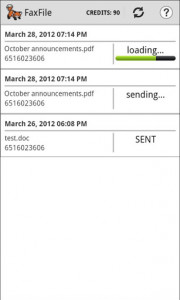 اسکرین شات برنامه FaxFile - Send Fax from phone 4