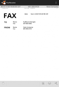 اسکرین شات برنامه FaxReceive - receive fax phone 7